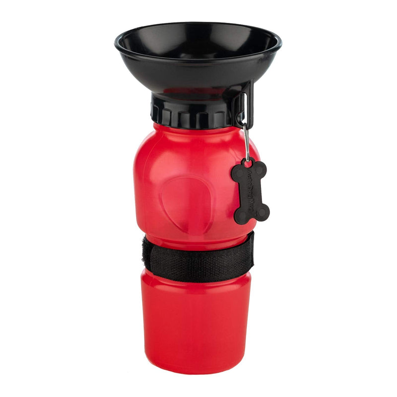 Highwave AutoDogMug Dog Water Bottle BPA-Free Portable Dog Water Bottle | Leak-Proof Portable Dog Water Bottle for Hiking and Traveling | Dish-Washer Safe, 20 oz Red - BeesActive Australia