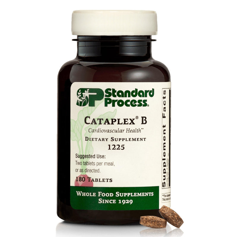 Standard Process Cataplex B, Nervous System & Heart Health, 180 Tablets | Nervous System and Heart Health Supplement, Contains B Vitamins for Energy Support, Supports Energy Metabolism 180 Count (Pack of 1)