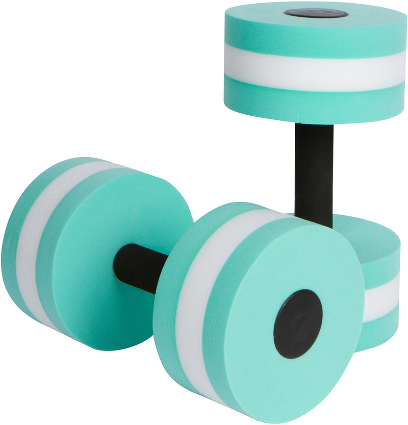Trademark Innovations Lightweight Aquatic Exercise Dumbells Teal