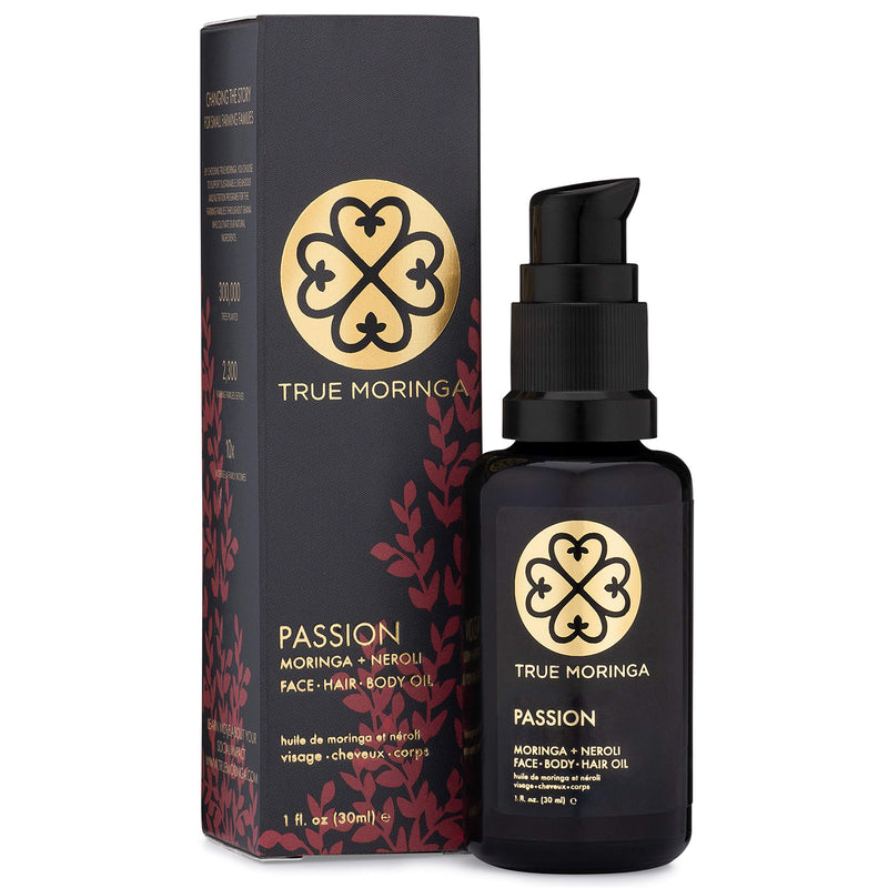 True Moringa Oil for Face, Body & Hair - 100% Pure Cold-Pressed Oil - Unrefined, Anti-aging, Reduce Wrinkles, Brightening Skin Tone, Minimize Age Spots - Vegan & Non-GMO (Neroli, 30 ml) Neroli 1 Fl Oz (Pack of 1) - BeesActive Australia