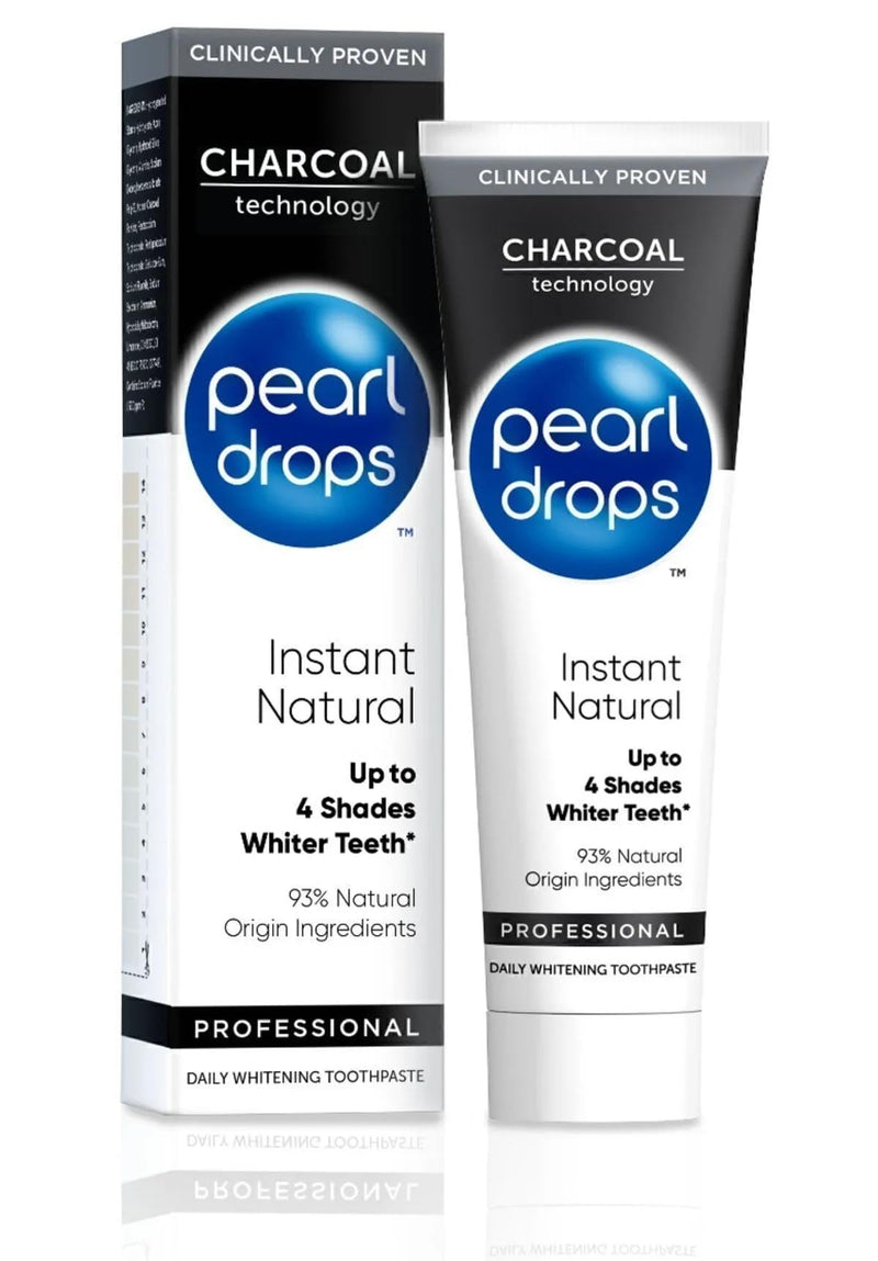 Pearl Drops Instant Natural White Activated Charcol 75ml - BeesActive Australia