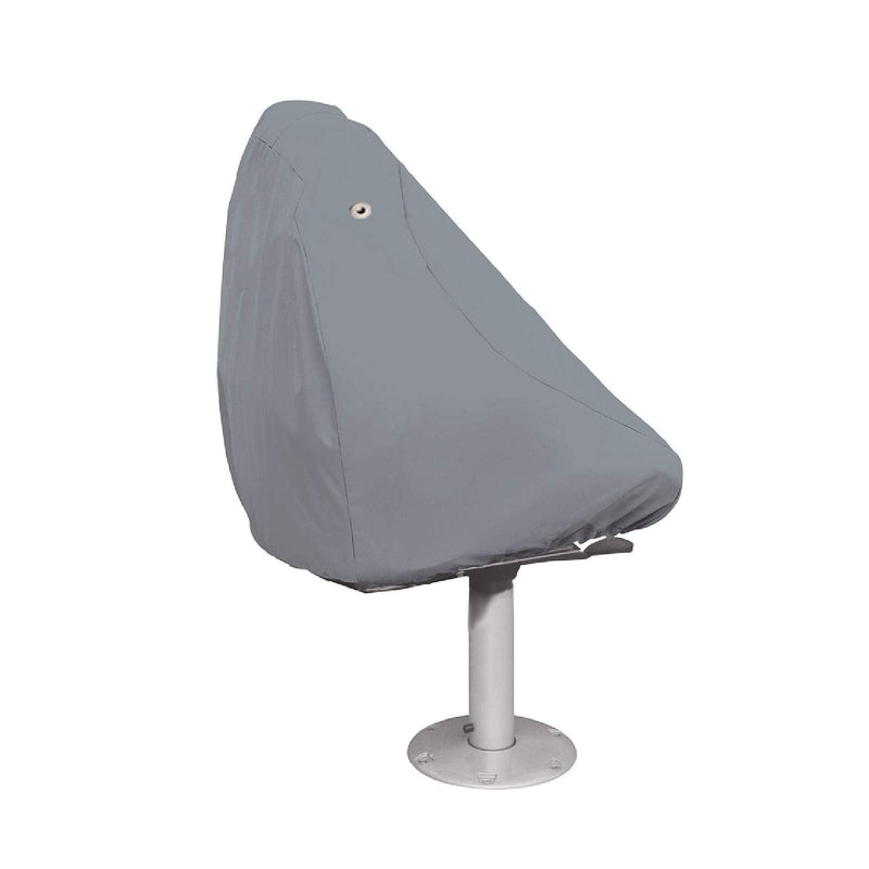 Savvycraft Waterproof Boat Captain Seat Chair Cover, Marine-Grade Heavy-Duty Polyester, 24" D x 22" W x 25" H Gray All-Weather, UV Resistant, Durable Boat Chair Protector S3: Captain seat, 24"D x 22"W x 25"H - BeesActive Australia