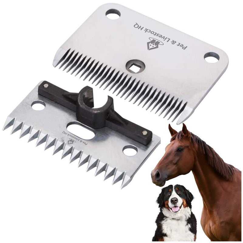 Pet & Livestock HQ Replacement Dog Clipper Blades 380W Electric Shaver, Trimmers and Oster Precision Horse Grooming Shears - Thick Matted Hair & Coats - Detachable, Honed, Professional Fur Shaving - BeesActive Australia