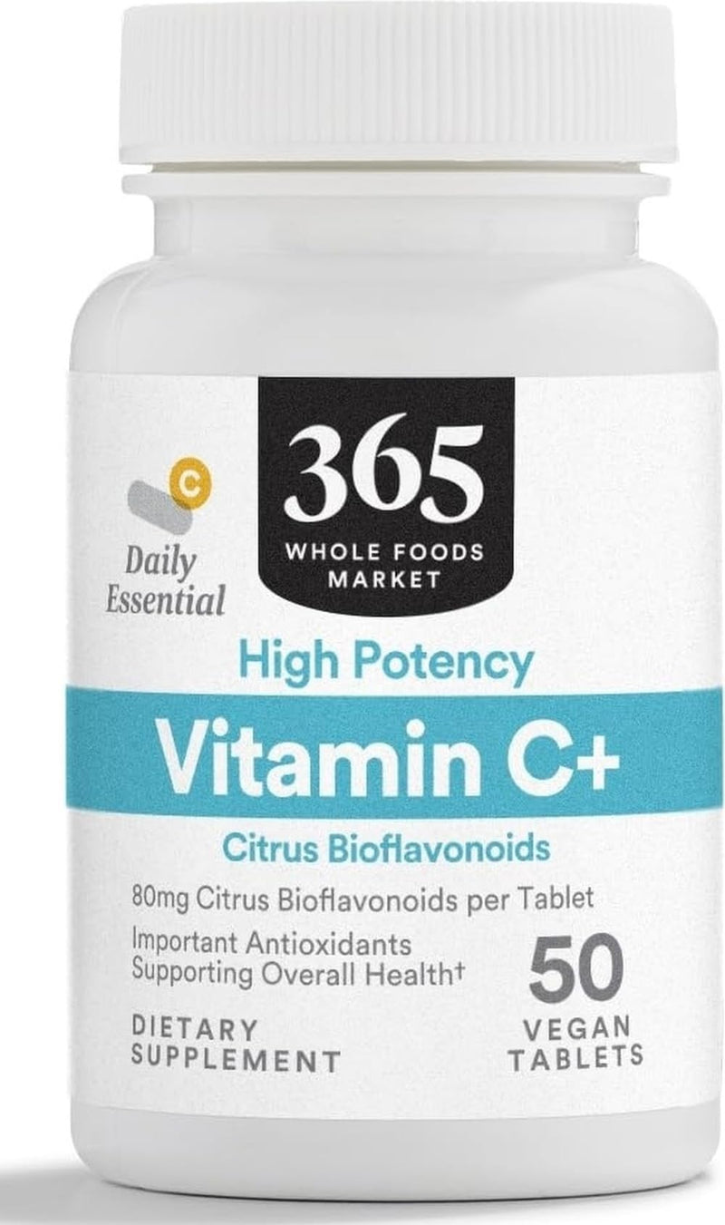 365 by Whole Foods Market, Vitamin C Complex High Potency, 50 Tablets 50 Count (Pack of 1)