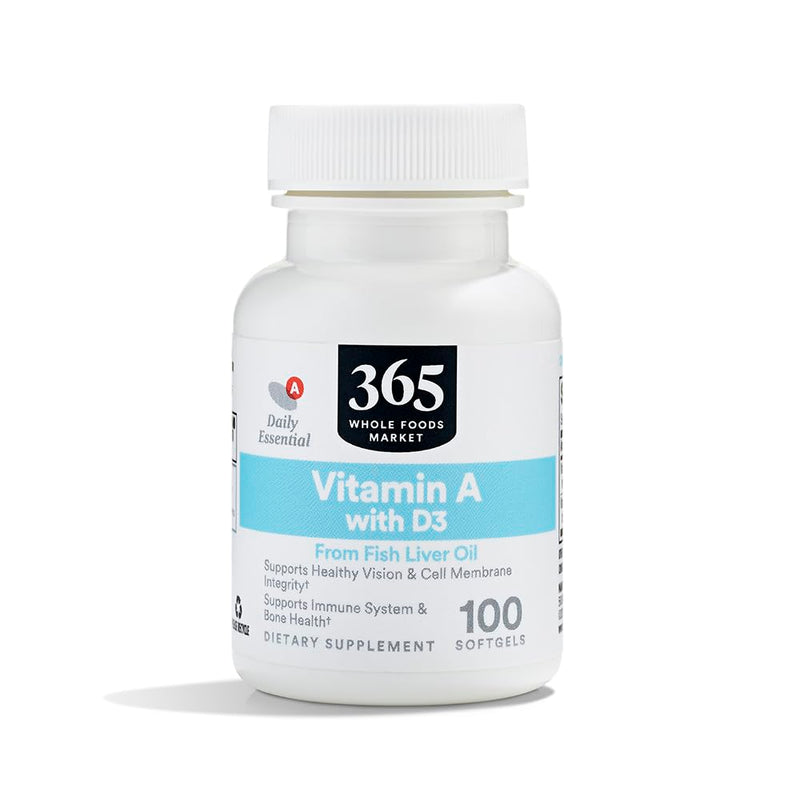 365 by Whole Foods Market, Vitamin A & D 400 IU, 100 Count