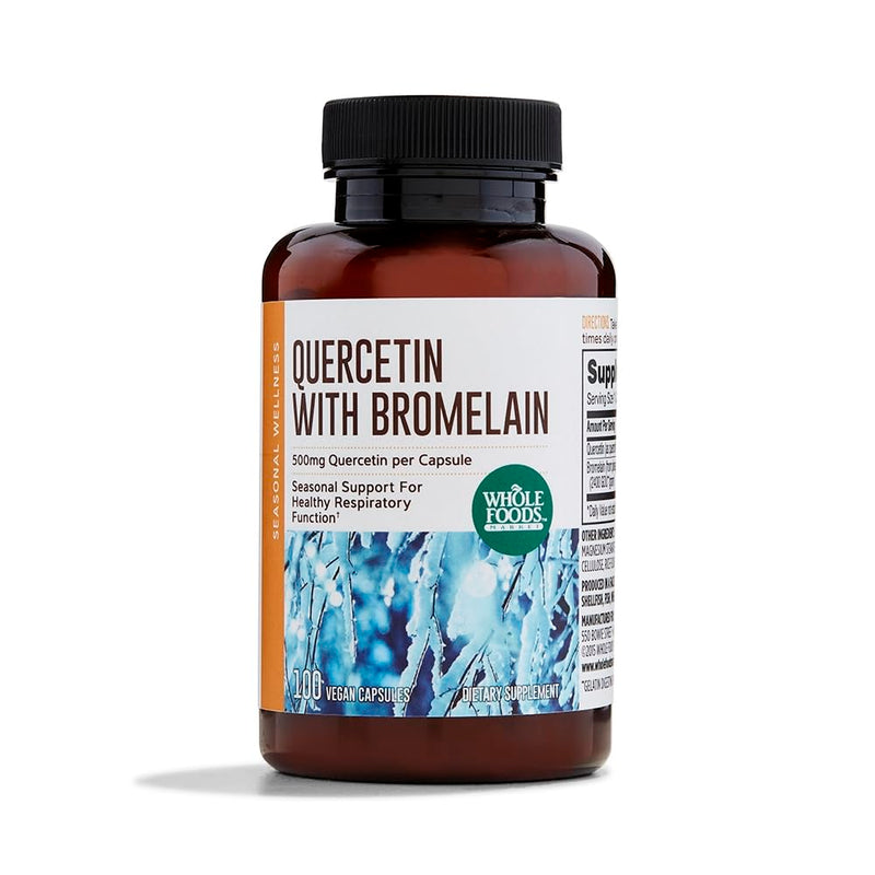 Whole Foods Market, Quercetin with Bromelain, 100 Count - BeesActive Australia
