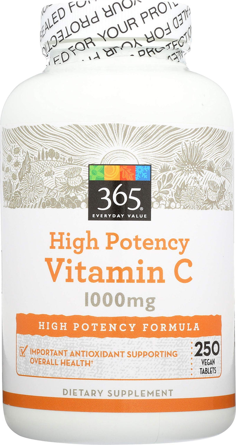 365 Everyday Value, Vitamin C 1000mg, 250 ct - BeesActive Australia