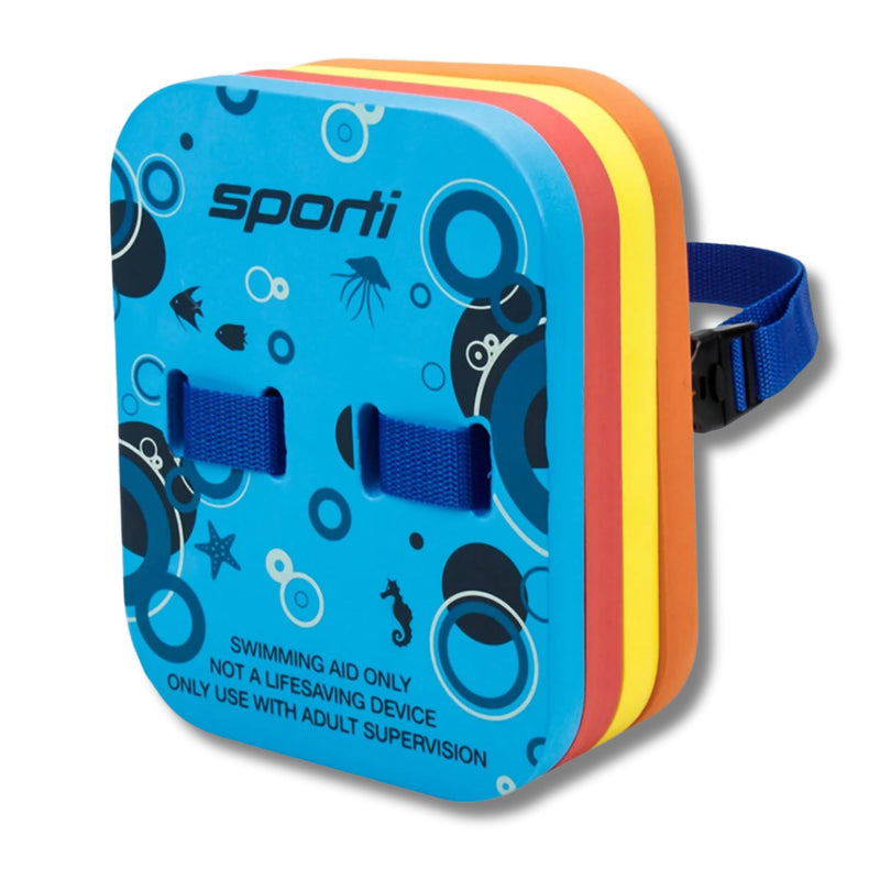 Sporti Progressive Back Float,Swim Belt Bubble Adjustable Belt & Layers,Floatie with Multiple Layers for Kids Swim Trainer Multi - BeesActive Australia