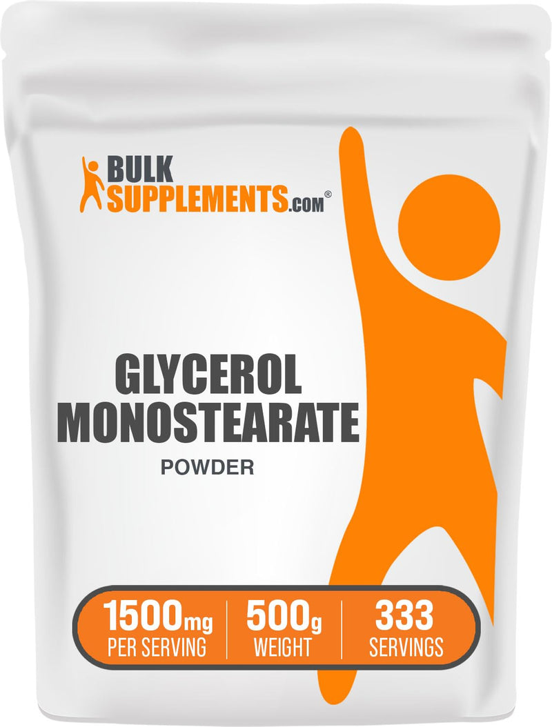 BulkSupplements.com Glycerol Monostearate Powder - Glycerol Powder for Endurance & Hydration - Food Grade, Gluten Free - 1500mg per Serving, 333 Servings (500 Grams - 1.1 lbs) 1.1 Pound (Pack of 1) - BeesActive Australia