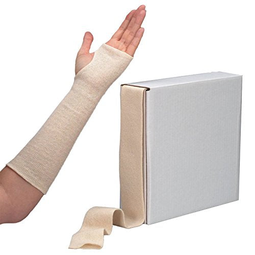 Rolyan Cotton Stockinette, Cast Pre-Wrap, Tubular Bandage, 1" x 25 Yards