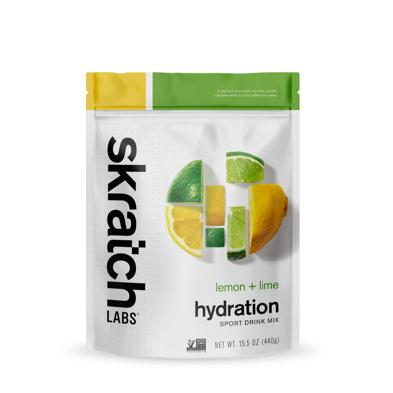 Skratch Labs Hydration Powder | Sport Drink Mix | Electrolytes Powder for Exercise, Endurance, and Performance | Lemon + Lime | 20 Servings | Non-GMO, Vegan, Kosher 20 Servings (Pack of 1) - BeesActive Australia