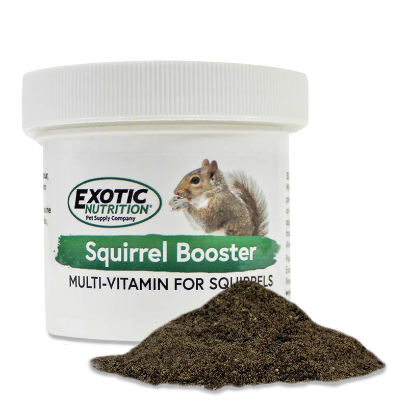 Squirrel Booster (2 oz.) - Complete Multivitamin - Powdered Vitamin & Mineral Supplement for Pet Squirrels - PawsPlanet Australia