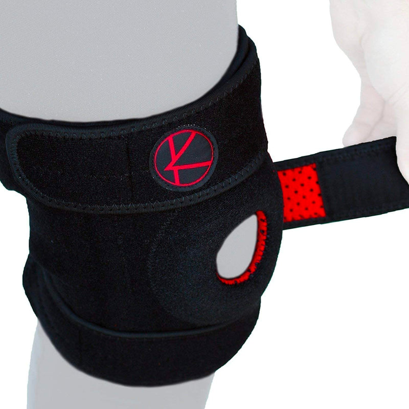 KARM Plus Size Knee Brace for Knee Pain Plus Size Women and Men - Adjustable Knee Brace with Side Stabilizers. Knee Support for Meniscus Tear and Arthritis (4XL/5XL/6XL Black) Size 3 (4XL/5XL/6XL) - BeesActive Australia