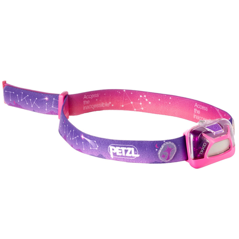 PETZL TIKKID Kids' Headlamp - Compact 20 Lumen Headlamp for Children 3 Years and Older - Pink