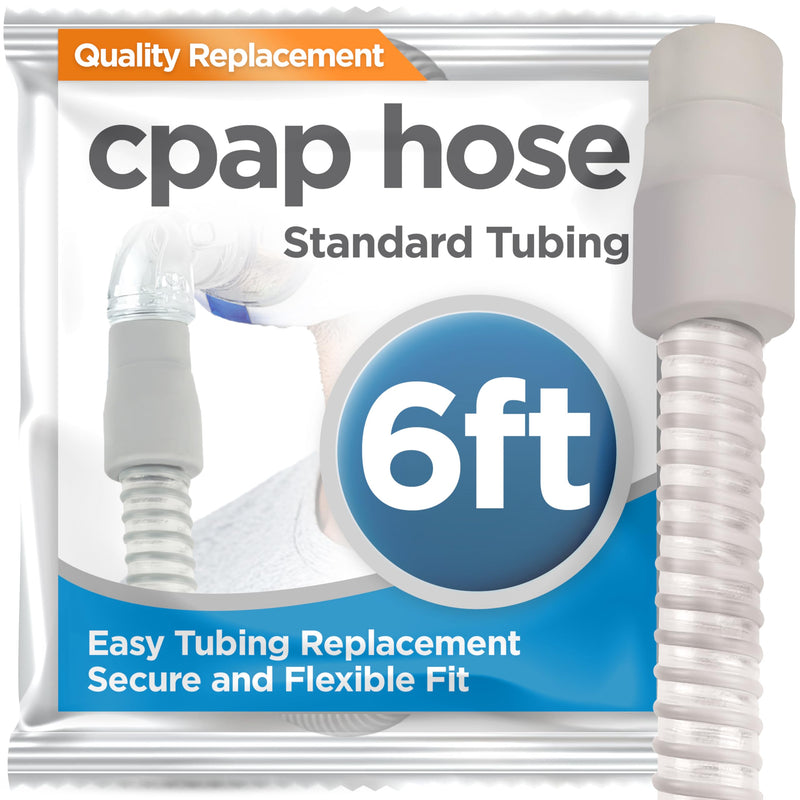 resplabs CPAP Hose | Perfect Fit Replacement Tubing for All CPAP Machines | 6ft Standard 22mm, Gray 6 Foot, Pack of 1 - BeesActive Australia