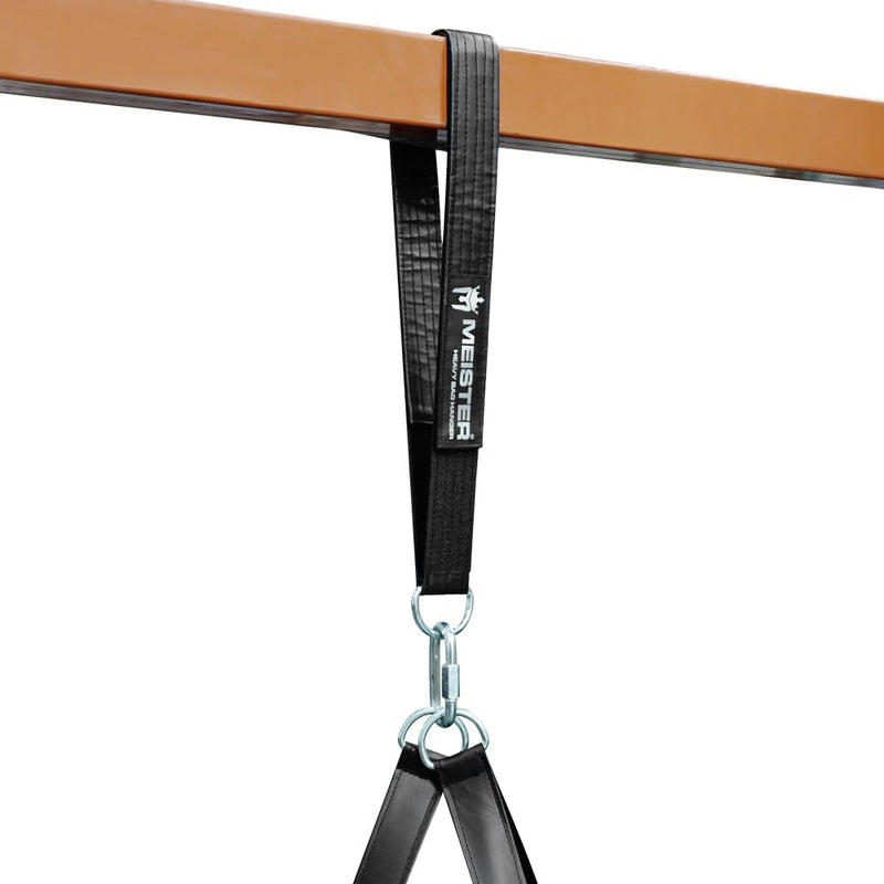 Meister Heavy Bag Hanger Strap Mount for Boxing & MMA Punching Bags - Black 80" Length (200cm)