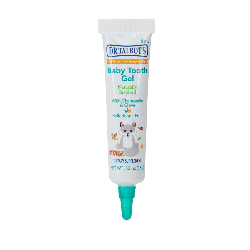 Dr. Talbot's Baby Tooth Gel for Sore Gums, Naturally Inspired, .53 Oz, Benzocaine Free, Belladonna Free Day Time 0.53 Ounce (Pack of 1) - BeesActive Australia
