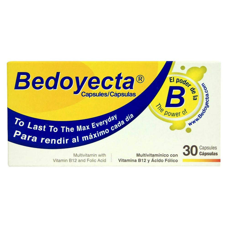 Bedoyecta Multivitamin, 30 Capsules Each (Pack of 4) 30 Count (Pack of 4)