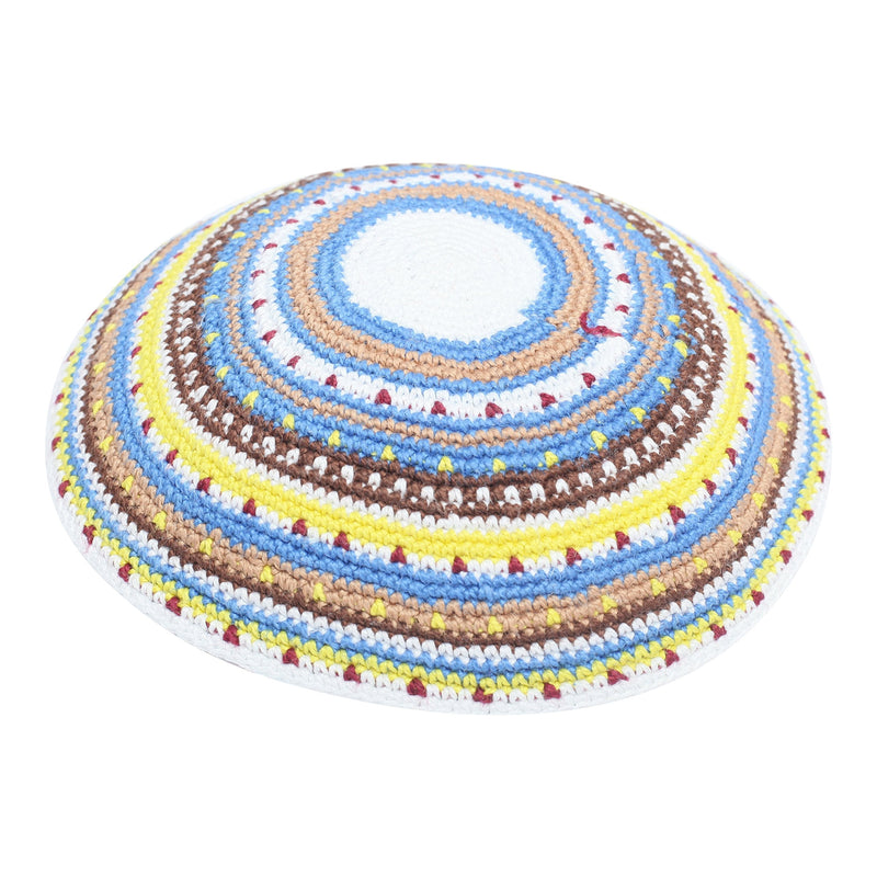 100% Cotton Hand Made Yarmulke Jewish Kippah Kippa Israel Judaica Yarmulka Yamaka Yamakah Kipa One Size Yellow - BeesActive Australia
