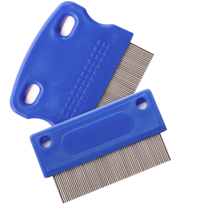 Dog Grooming Comb - Tear Stain and Mucus Remover - Gently Removes Eye Crust and Stains - Set of 2 - BeesActive Australia