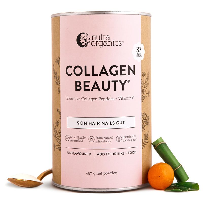 Nutra Organics Collagen Beauty Unflavoured 450G 15.9 Ounce (Pack of 1)