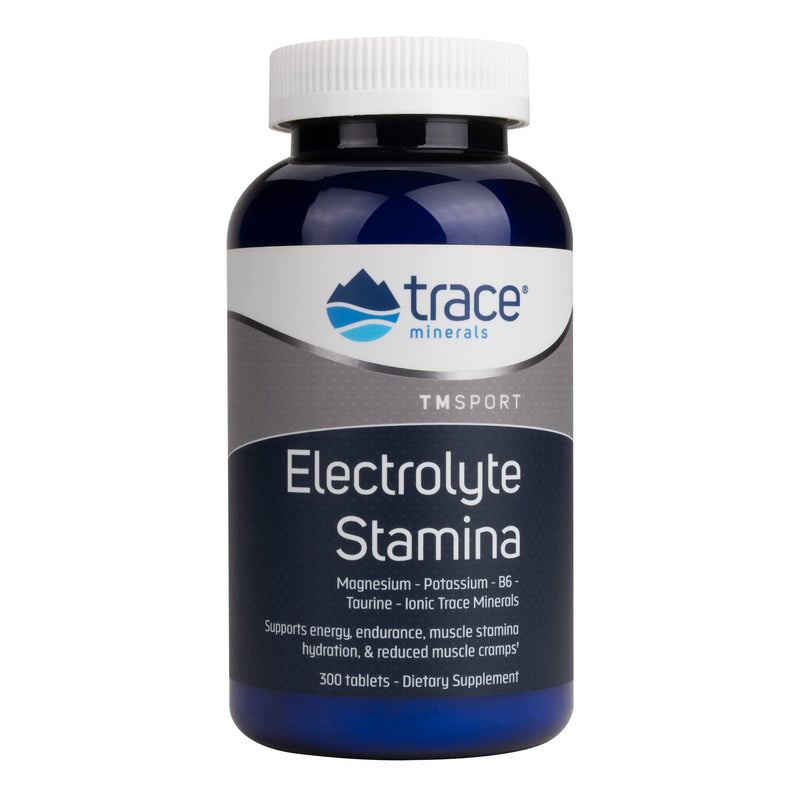 Trace Minerals | Electrolyte Stamina Tablets | Magnesium & Potassium to Promote Energy, Hydration & Muscle Endurance | Vegan, Gluten Free, Sugar Free | 300 count (50-Day supply) 300 Count (Pack of 1) - BeesActive Australia