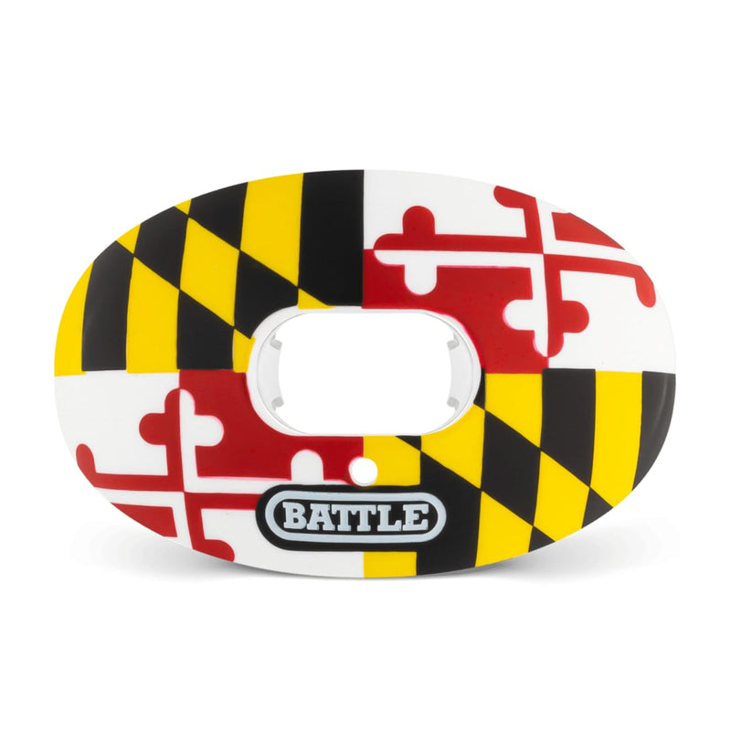 Battle Sports Oxygen Football Mouthguard - Football Mouth Guard with Strap, Superior Airflow & Better Performance, Maximum Breathability, Works with Braces - Maryland - BeesActive Australia