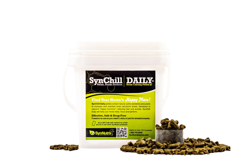 SynChill 100% Natural & Nutritional Supplement, Lab Proven Results, Designed for Focus & Performance, Approved by Olympians and Veterinarians, Daily Pellets -30 Servings, Made in USA 1 Count (Pack of 1) - BeesActive Australia