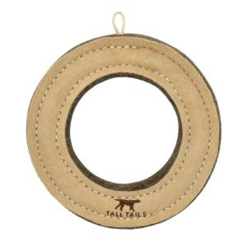 Tall Tails Ring Natural Leather Fetch Toy for Dogs - BeesActive Australia