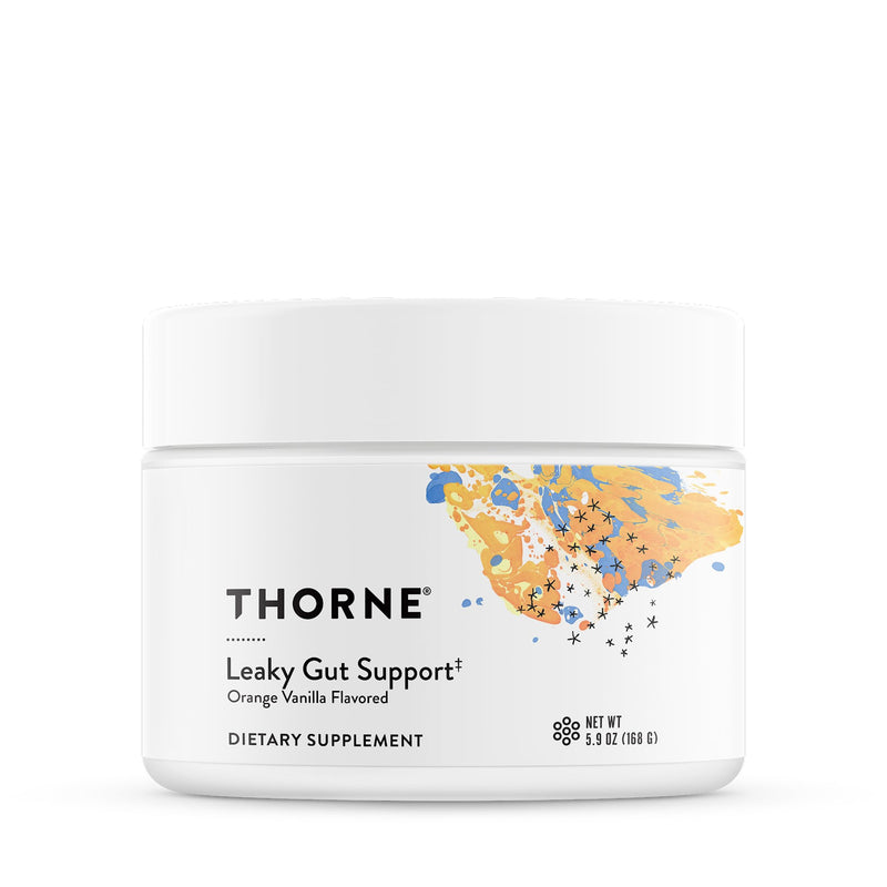 THORNE - Leaky Gut Support (Formerly EnteroMend) - Gut Health Supplement - Supports Optimal Digestive Function & Bowel Regularity* - NSF Certified for Sport - Orange Vanilla Flavor - 30 Servings