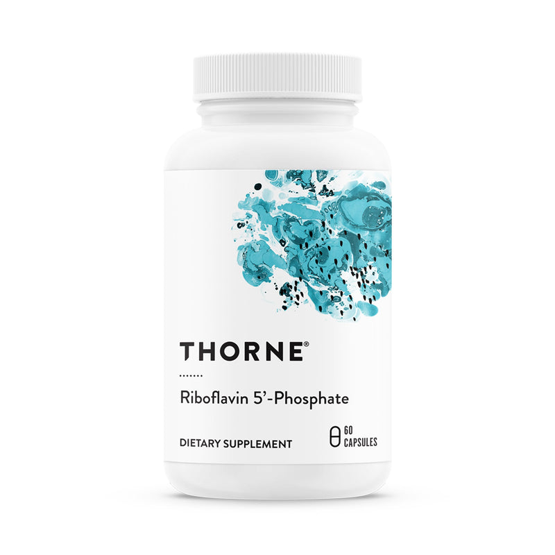 THORNE Riboflavin 5'-Phosphate, Vitamin B2 (R5P) Supplement, 60 Capsules | Supports Methylation, Red Blood Cell Formation & Healthy Metabolism*, Bioactive Vitamin B2, NSF Contents Certified