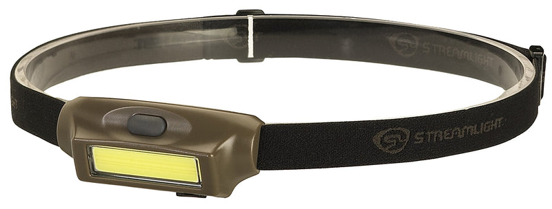 Streamlight 61706 Bandit 180-Lumen USB Rechargeable Red LED Headlamp with Elastic Head Strap, Clip, and USB Cable, Coyote - BeesActive Australia