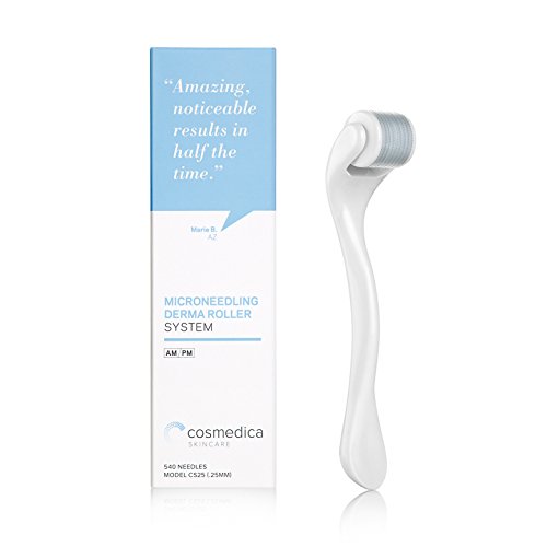 Cosmedica Microneedling Derma Roller for Face 0.25 mm Facial 540 Micro Needles, Skin Care Cosmetic Needling Instrument… (1 Count (Pack of 1)) 1 Count (Pack of 1) - BeesActive Australia