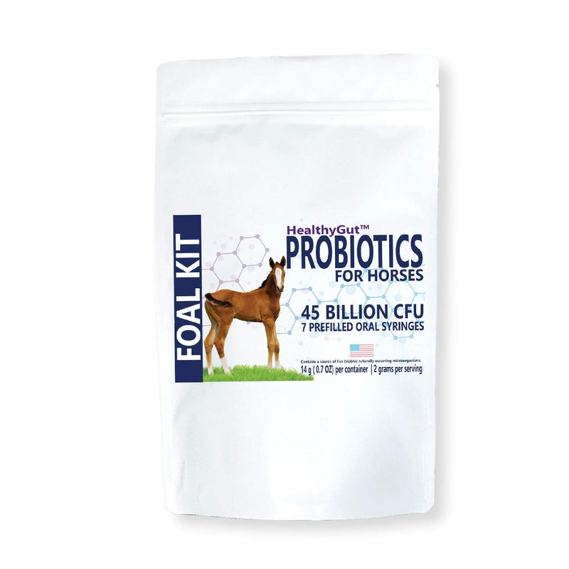 HealthyGut Foal Kit for Horses Dietary Supplement, All-Natural Formula (14 g) 1 Week - BeesActive Australia