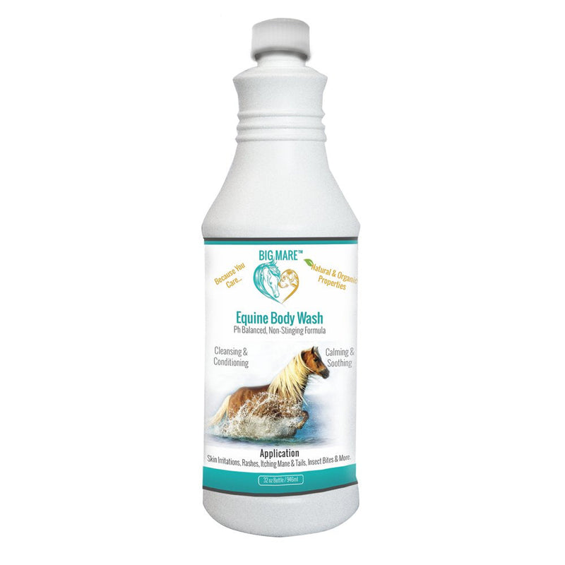 Horse Medicated Body Wash | Clinically Proven Effective for Girth Itch, Scratches, Hives, Rain Rot, Dry, Irritated Skin & Hair Loss | Veterinary Approved & Recommended 32 oz Bottle - BeesActive Australia