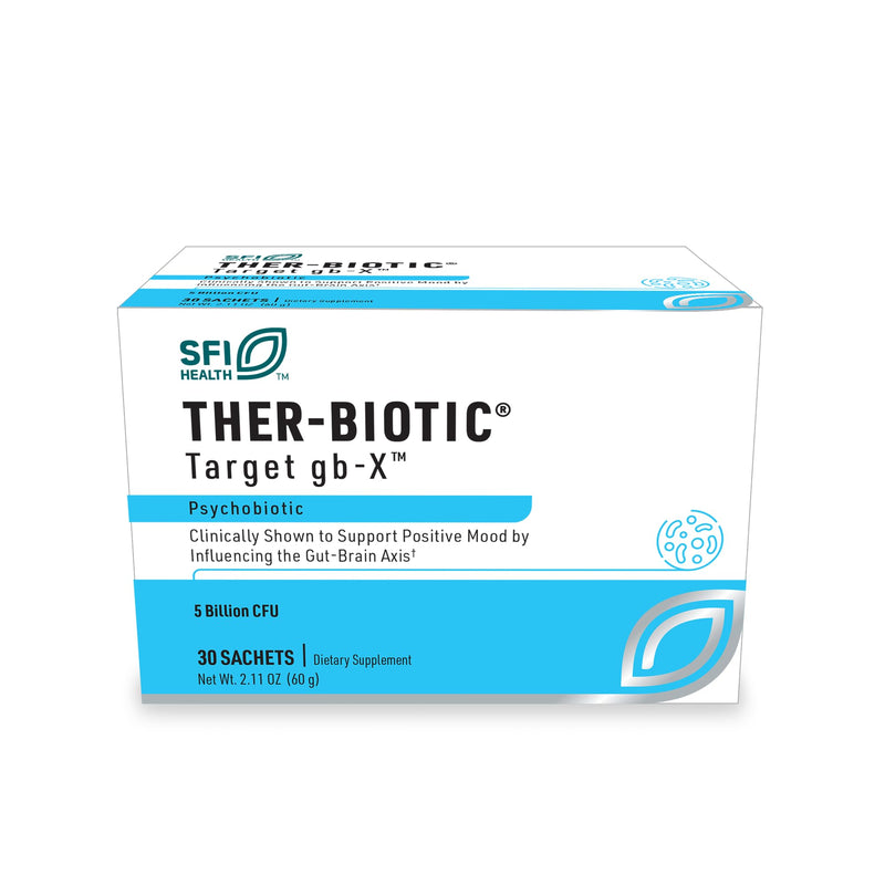 Klaire Labs SFI Health Probiotic Powder, 30 Packets | Target gb-X with Bifidobacterium & Lactobacillus, Clinically Demonstrated to Promote Positive Mood