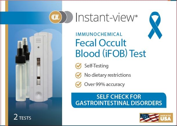 immunochemical Fecal Occult Blood (FIT or iFOB) Home Test and Stool Test - 2 Pack - BeesActive Australia