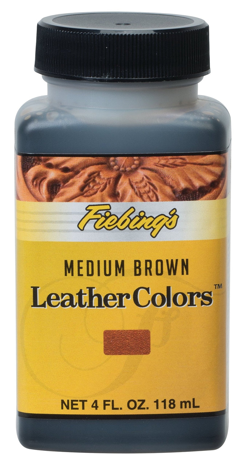 Angelus Acrylic Leather Paint 4 oz Medium Brown - BeesActive Australia