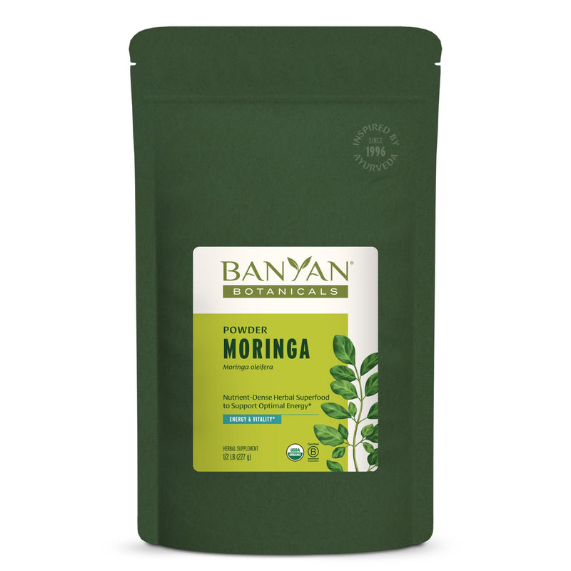 Banyan Botanicals Organic Moringa Powder – Moringa Oleifera – Superfood Powder and Natural Source of Vitamins & Minerals* – 1/2lb – Non-GMO Sustainably Sourced Vegan 1/2 Pound
