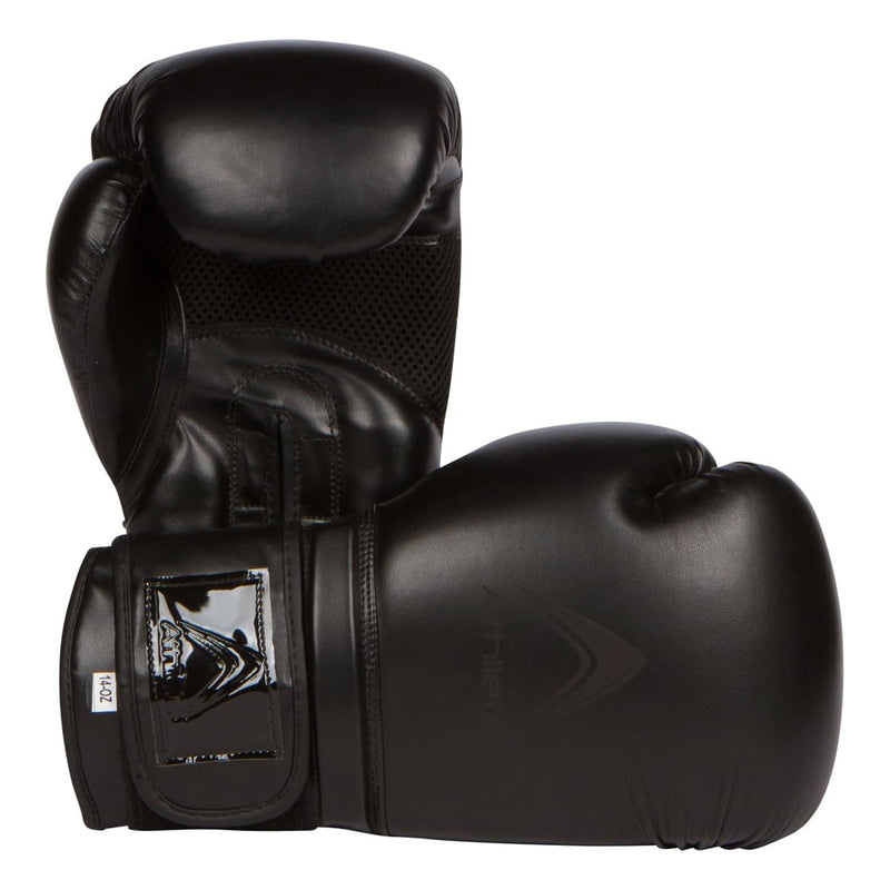 Durable and Comfortable Boxing Gloves Men and Boxing Gloves Women, Extra Thick Padding for Beginner Boxers and Training Fitness, Ideal for Both Men Boxer and Women Boxer Black/Black 16 oz