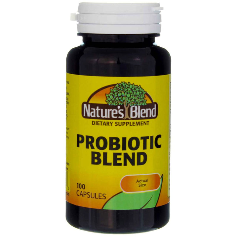 Nature's Blend Probiotic Blend, 100 Capsules (Pack of 3)