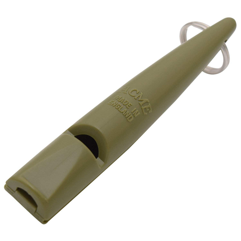 THE ACME | Dog Training Whistle Number 211.5 Medium High Pitch, Single Note | Good Sound Quality, Weather-Proof Whistles | Designed and Made in The UK… (Olive Green) - BeesActive Australia