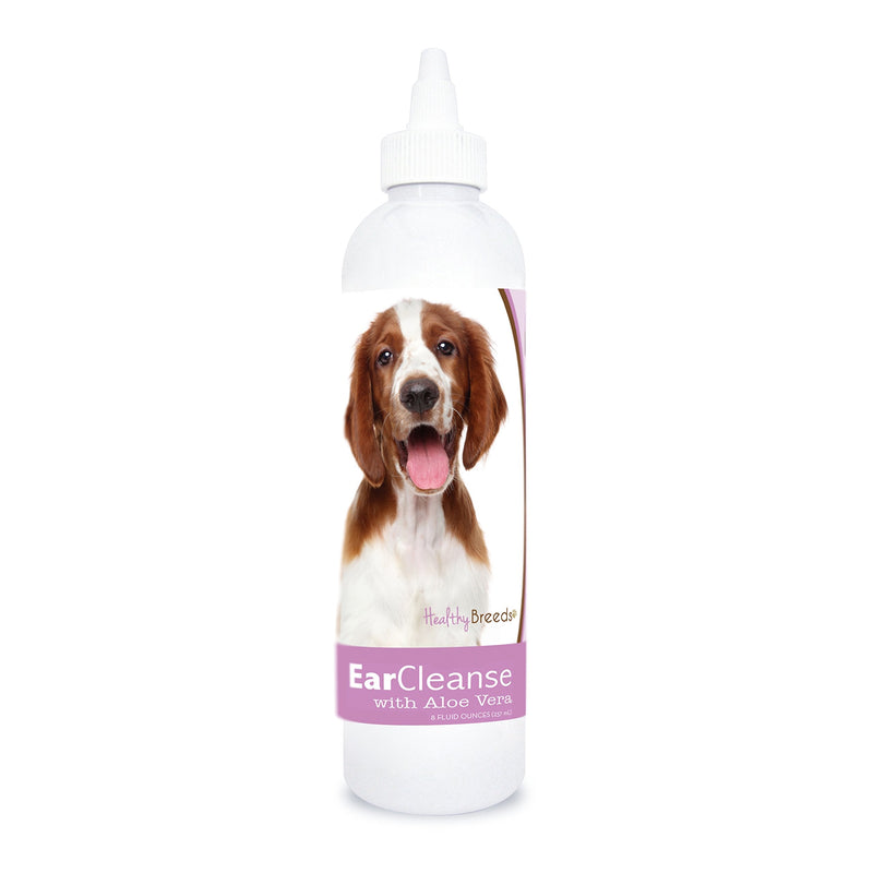 Healthy Breeds Welsh Springer Spaniel Ear Cleanse with Aloe Vera Sweet Pea and Vanilla 8 oz