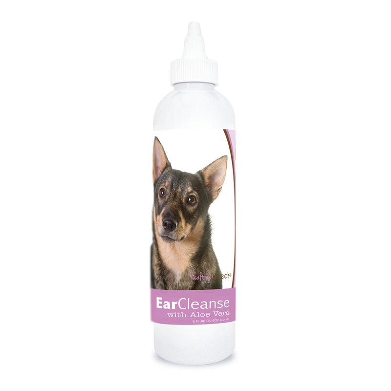 Healthy Breeds Swedish Vallhund Ear Cleanse with Aloe Vera Sweet Pea and Vanilla 8 oz