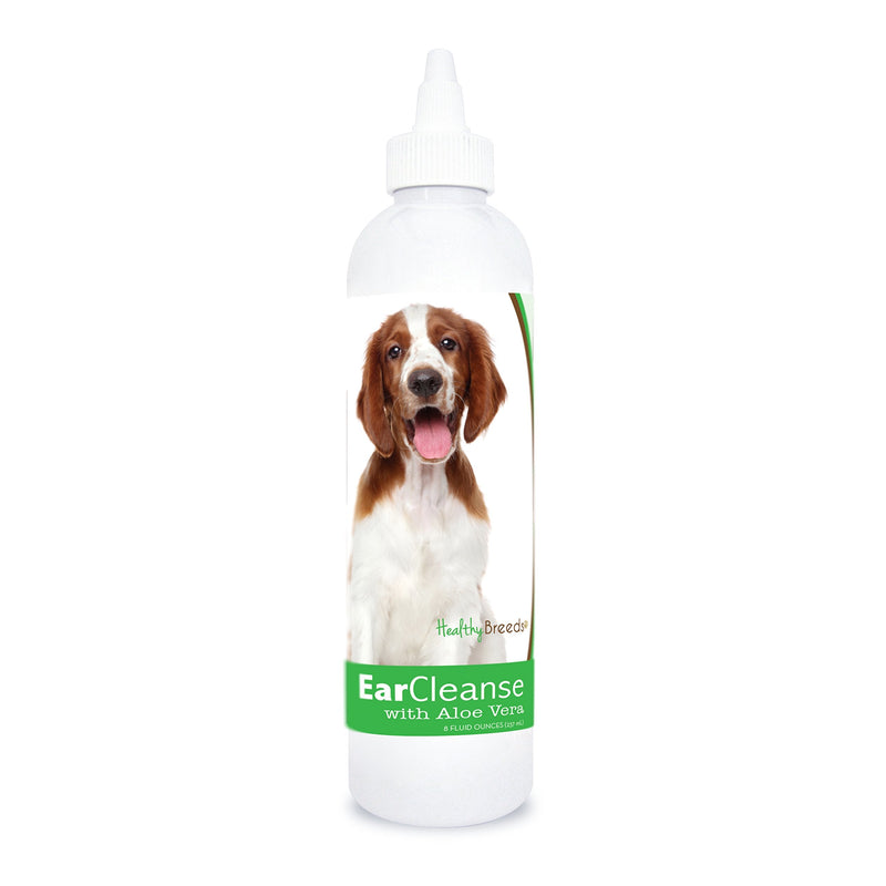 Healthy Breeds Welsh Springer Spaniel Ear Cleanse with Aloe Vera Cucumber Melon 8 oz