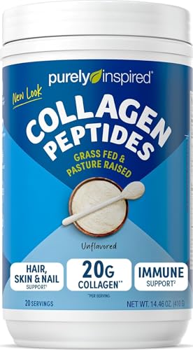 Purely Inspired Collagen Powder for Women & Men, Unflavored (20 Servings) 14.46 Ounce (Pack of 1)