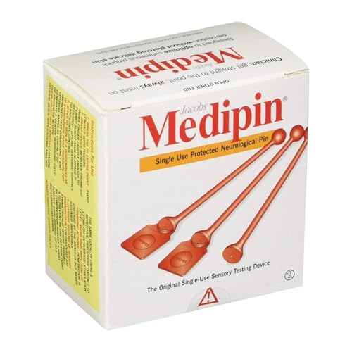 Disposable Skin Prick Device, Neuropathy Early Detection and Diabetes Monitoring, Single-Use Testing Pins, Hygienic Medical Tool, Ready-to-Use for Healthcare Professionals, Pack of 100