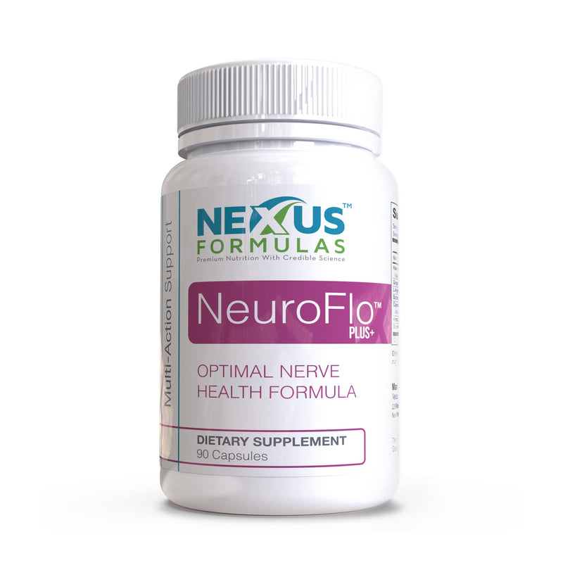 Nexus Formulas NeuroFlo, Contains Horse Chestnut Extract and Other Natural-Herbs, Nerve-Support and Blood-Circulation Supplements for Hands, Legs, and Feet Issues, 90 Capsules - Mizzle - BeesActive Australia