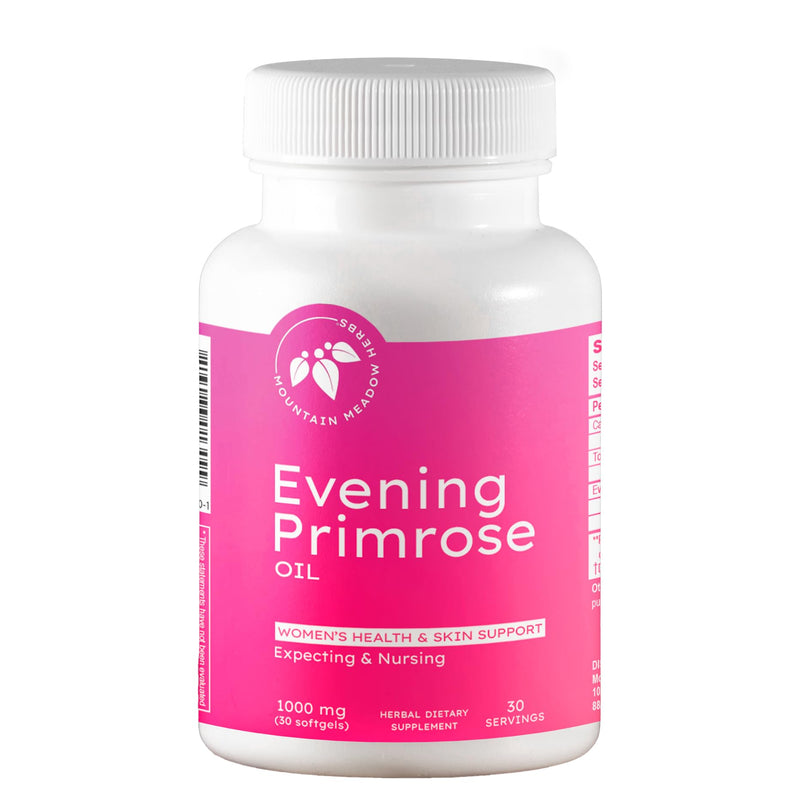 Mountain Meadow Herbs Evening Primrose Oil 1,000mg ‚Äì Omega-6 Fatty Acids for Women‚Äôs Health, Supports Clear Skin & Hormonal Balance, Gluten-Free, Easy-to-Take Softgels (30 Count) - BeesActive Australia