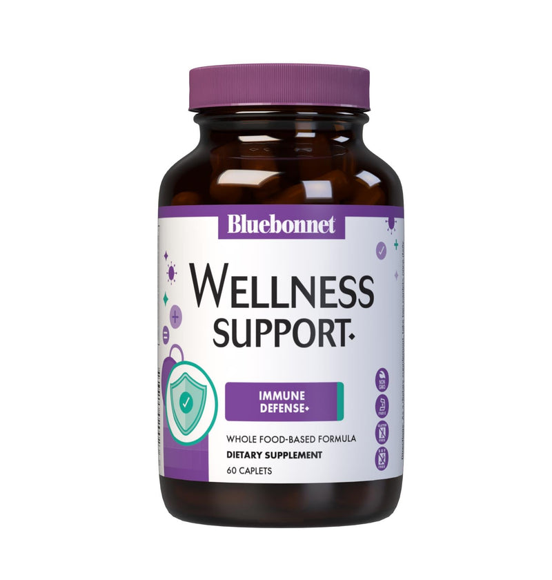Bluebonnet Nutrition Targeted Choice Wellness Support, Immune Defense Whole Food-Based Formula, Seasonal Support, Soy-Free, Gluten-Free, Kosher, Non-GMO, Dairy-Free, Vegetarian, 60 Caplets, 30 Serving | Immune Defense Whole Food-Based Formula; Non-GMO,...